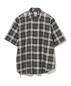 BEAMS JAPAN / 男裝 休閒 格紋 短袖襯衫