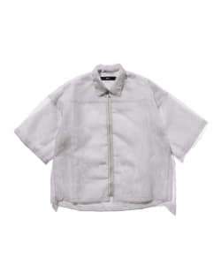 VAPORIZE / Organdy Short Sleeve Shirt