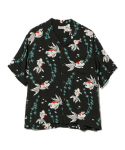 SUN SURF / Gold Fish With Luck Aloha Shirt