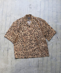 ▲BEAMS / プリント ルーズフィット オープンカラーシャツ