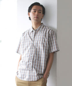 ▲BEAMS / ブロード チェック ネオルーズフィット シャツ