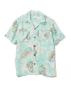 ▲RRL / プリント 2ポケット キャンプ シャツ