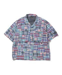 ▲WILD THINGS × BEAMS / 別注 サプレックス（R）パッチワーク シャツ