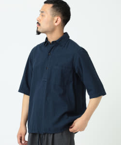 ▲ts(s) × BEAMS PLUS / 別注 HEM STRING SHIRT