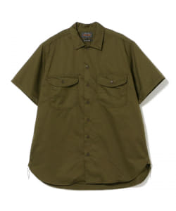▲BEAMS PLUS / ツイル ショートスリーブ ワーク シャツ