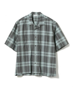 【アウトレット】WELLDER / Open Collar Half Sleeve Shirt