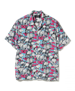 ▲STAMMBAUM / Overprint Aloha Shirt