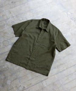 ▲BEAMS / ポリエステル リネン ネオルーズフィット ミニレギュラー シャツ