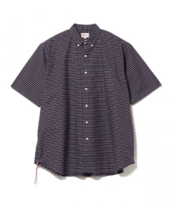BEAMS JAPAN / ボタンダウン チェック ルーズ シャツ