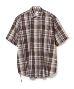▲BEAMS JAPAN / ミニレギュラー チェック ルーズ シャツ
