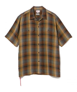 BEAMS JAPAN / オンブレ ルーズフィット ワークシャツ