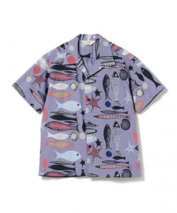 ▲STAR OF HOLLYWOOD / Broad Cotton Open Shirt “FISH”