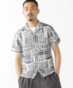 【別注】REMI RELIEF × BEAMS PLUS / カットジャカード アロハ シャツ