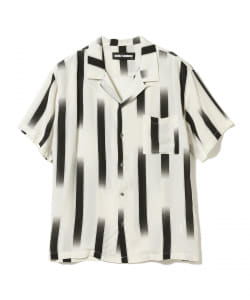 ▲DOUBLE RAINBOUU / Ghost Stripe Hawaiian Shirt