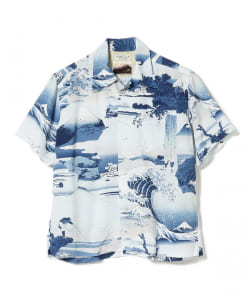 SUN SURF × 葛飾北斎 / Aloha Shirt 富嶽七景