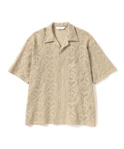 ▲SASQUATCHFABRIX. / “LOVE & PEACE” LACE OC H/S SHIRT