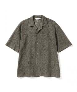 ▲SASQUATCHFABRIX. / “LOVE & PEACE” LACE OC H/S SHIRT