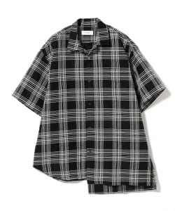 WELLDER / Asymmetry Short Sleeve Shirt