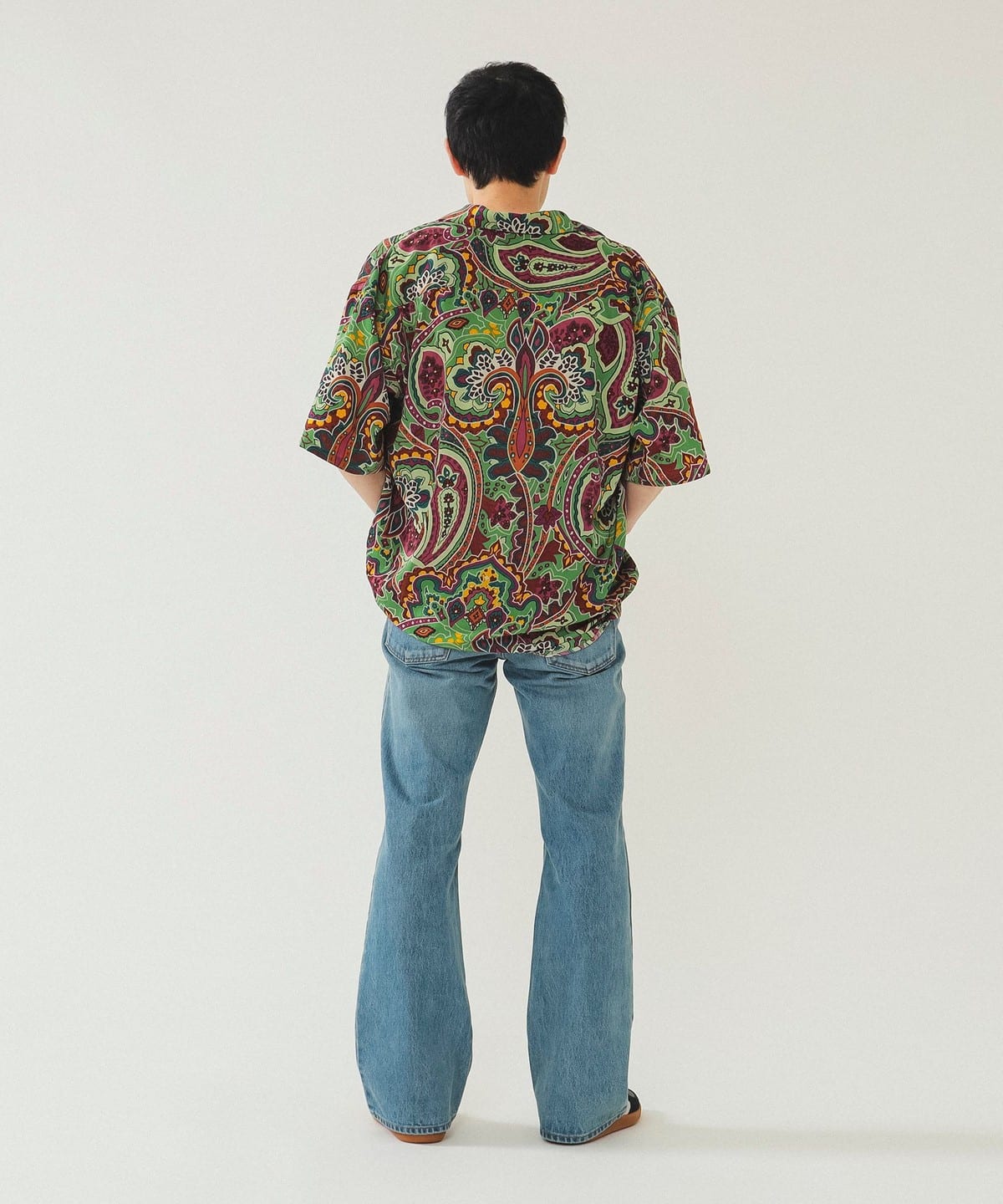 JULIUS ユリウス 2019ss プリントオープンカラーボックスシャツ 中古・古着通販】JULIUS (ユリウス) オープンカラーシャツ