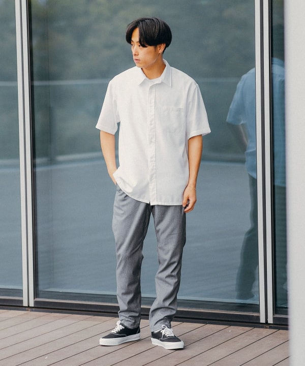 BEAMS（ビームス）ストレッチ サッカー ミニレギュラー シャツ