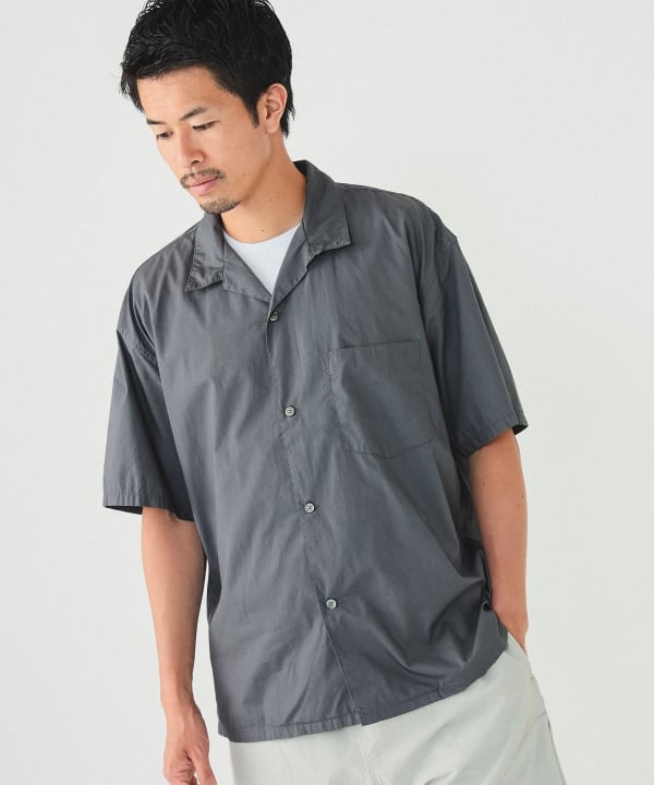 BEAMS（ビームス）ベーシック オープンカラー シャツ（シャツ