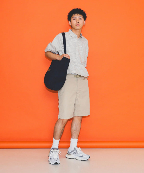 BEAMS（ビームス）ミニチェック プルオーバー シャツ（シャツ