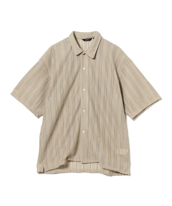 トップス MEER. OPEN COLLAR SHORT SHIRT meer OPEN COLLAR SHORT SHIRT