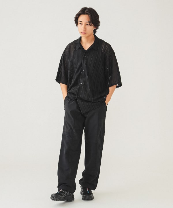 BEAMS GOLF メッシュシャツ L 黒 11011512147_D_4.jpg