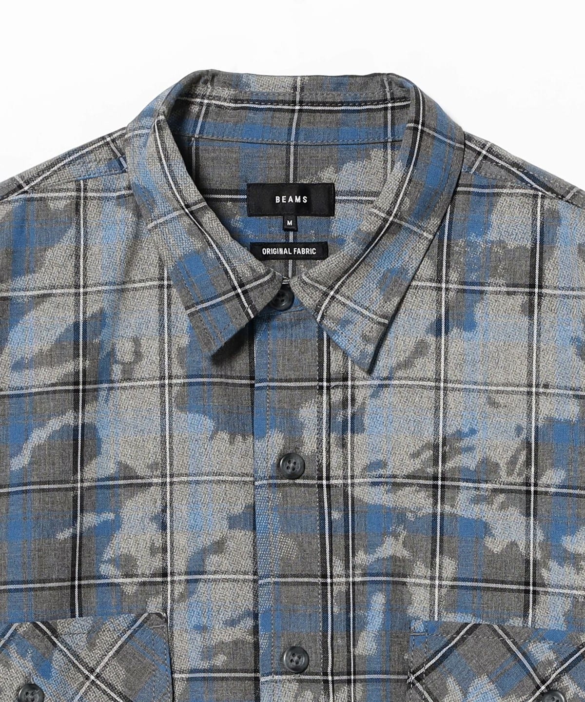 メンズ フェード ワークシャツ BEAMS（ビームス）フェード ワークシャツ（シャツ・ブラウス