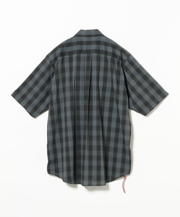 DAIRIKU BEAMS別注　ダメージ加工チェックシャツ L 希少 DAIRIKU BEAMS別注 ダメージ加工チェックシャツ L