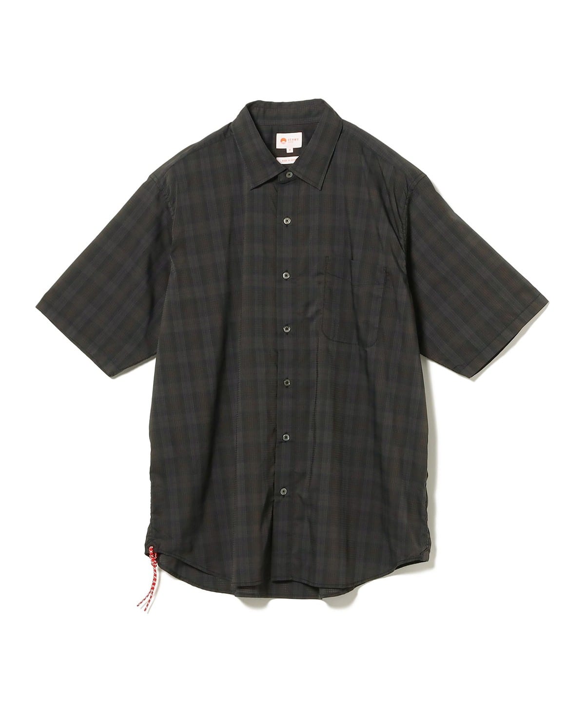 DotAir(R)MESH CHECK SHIRT シャツ・ブラウス MEN BROWN L DotAir(R)MESH CHECK SHIRT シャツ・ブラウス MEN BROWN L