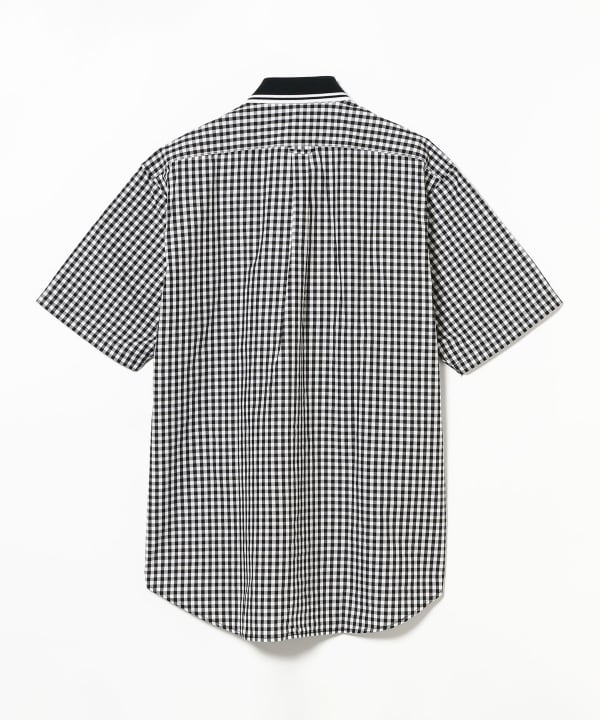 BEAMS（ビームス）【別注】FRED PERRY / タータン リブカラー