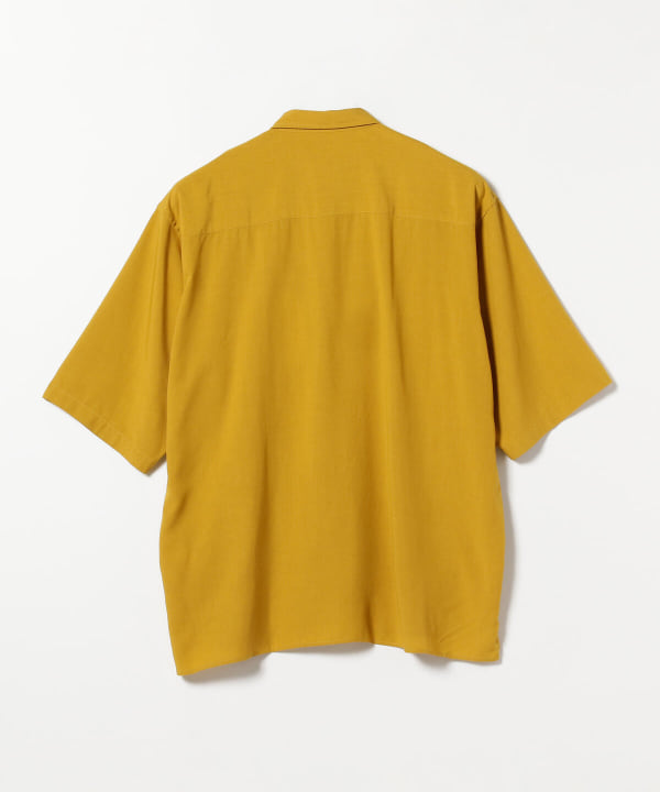 BEAMS [BEAMS] BEAMS / Solid Easy Half Sleeve Shirt (Shirt/Blouse