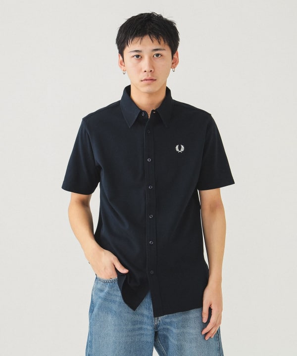 BEAMS（ビームス）【別注】FRED PERRY / 鹿の子 ショート