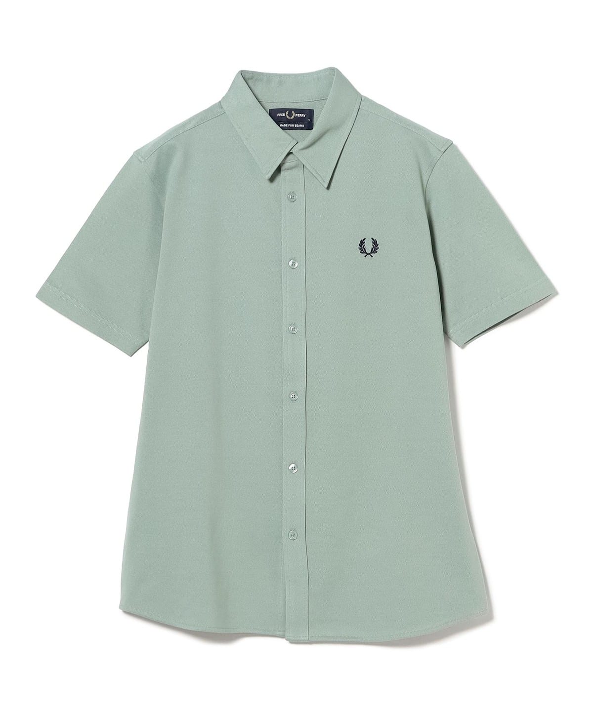 美品　現行✨ビームス別注　フレッドペリー　シャツ　鹿の子　ロゴボタン　XL BEAMS（ビームス）【別注】FRED PERRY / 鹿の子 ショートスリーブ