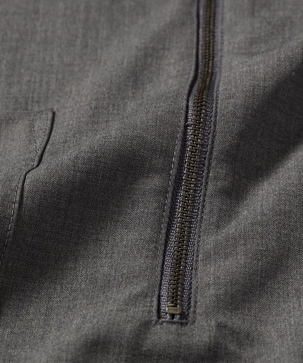 BEAMS（ビームス）ハーフジップ プルオーバー シャツ（シャツ