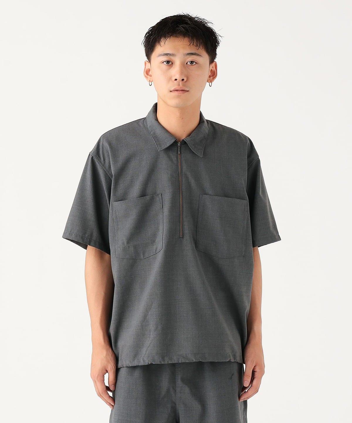トップス H ASYMMETRIC ZIP-UP HOODIE – THE SHOP YOHJI YAMAMOTO