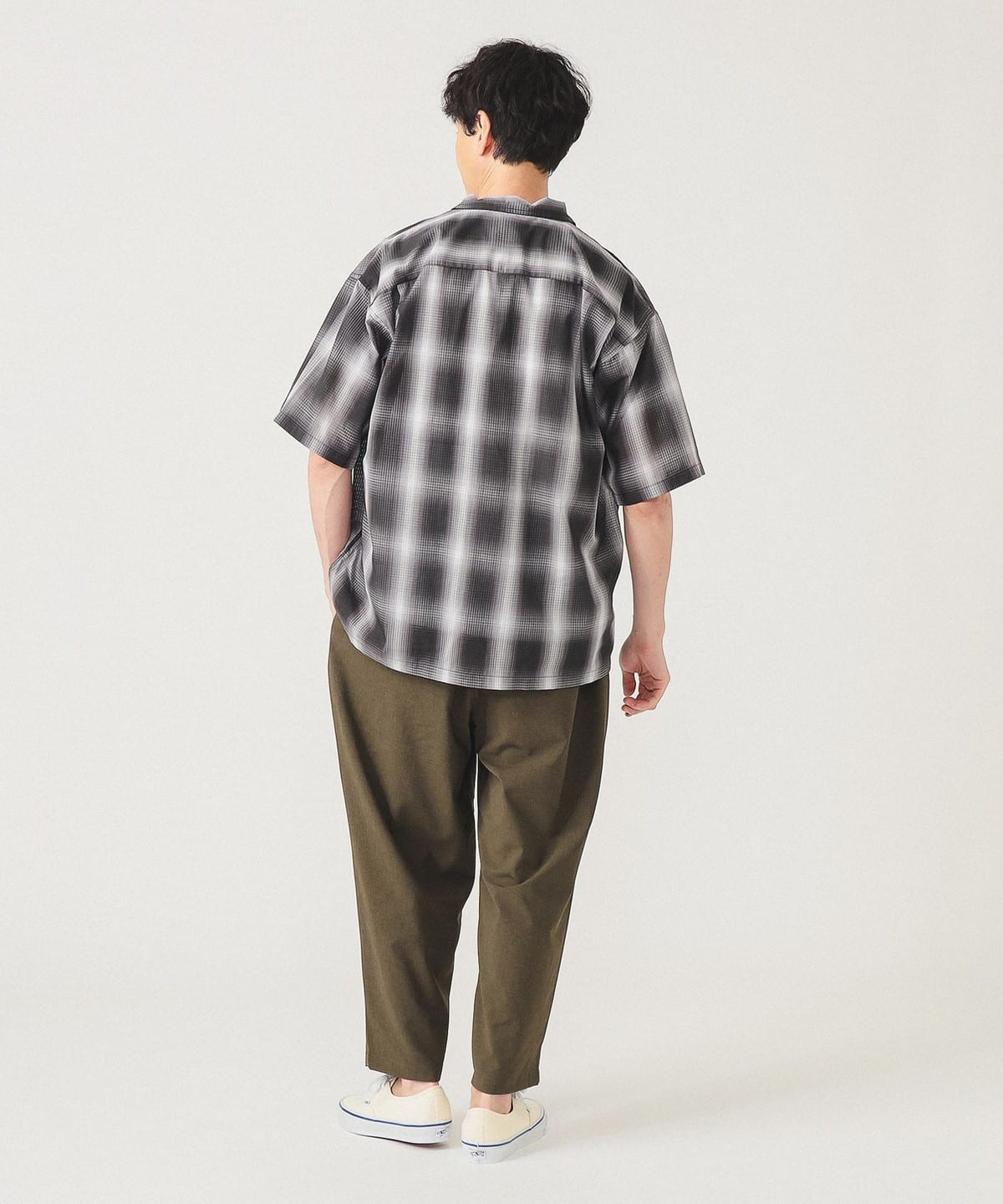 BEAMS（ビームス）オンブレ チェック ルーズ シャツ（シャツ・ブラウス