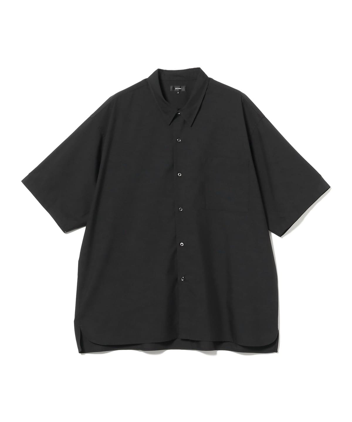 ソリッド イージー ハーフスリーブ シャツ シャツ・ブラウス MEN BLACK L ソリッド イージー ハーフスリーブ シャツ シャツ・ブラウス MEN BLACK L