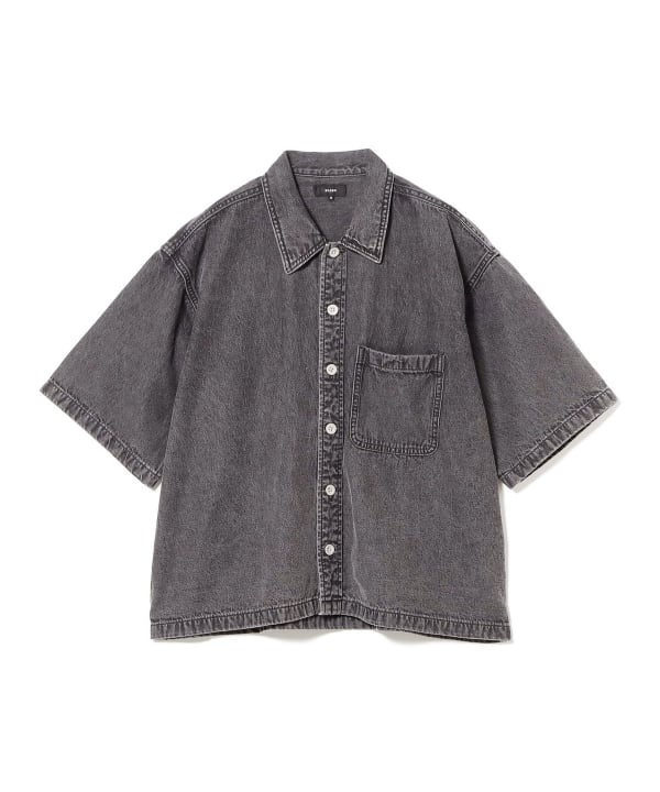 BEAMS（ビームス）ショート デニム シャツ（シャツ・ブラウス