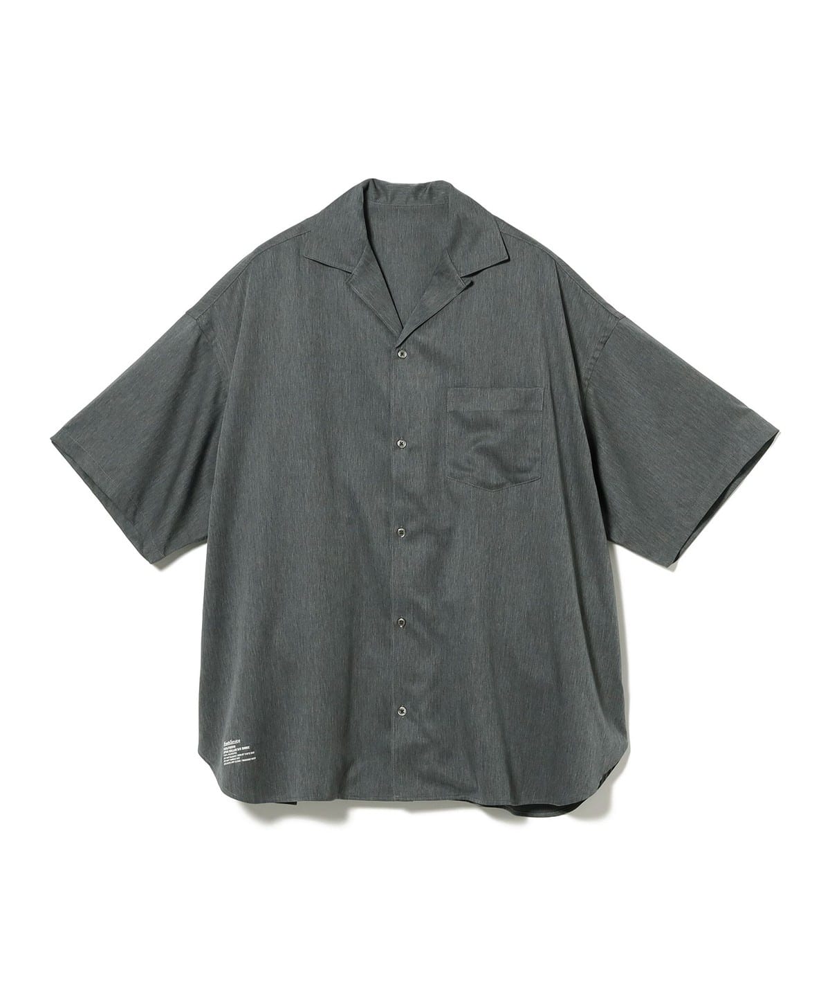 FreshService フレッシュサービス / COOLFIBER OPEN COLLAR S/S SHIRT シャツ・ブラウス MEN H. GRAY S FreshService フレッシュサービス / COOLFIBER OPEN COLLAR S/S SHIRT シャツ・ブラウス MEN H. GRAY S