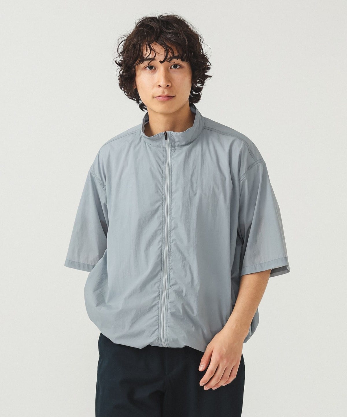 撥水 テックシャツ シャツ・ブラウス MEN LT. GREY L 撥水 テックシャツ シャツ・ブラウス MEN LT. GREY L