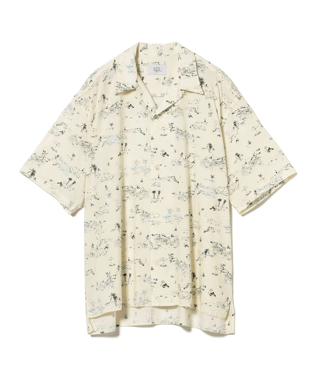 URU ウル / Open collar S/S shirts シャツ・ブラウス MEN IVORY 3 URU ウル / Open collar S/S shirts シャツ・ブラウス MEN IVORY 3