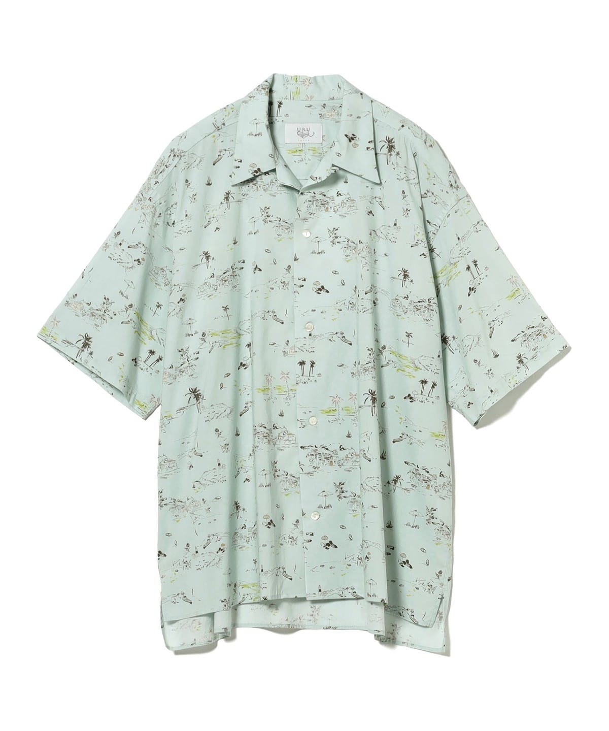 URU ウル / Open collar S/S shirts シャツ・ブラウス MEN M. BLUE 2 URU ウル / Open collar S/S shirts シャツ・ブラウス MEN M. BLUE 2