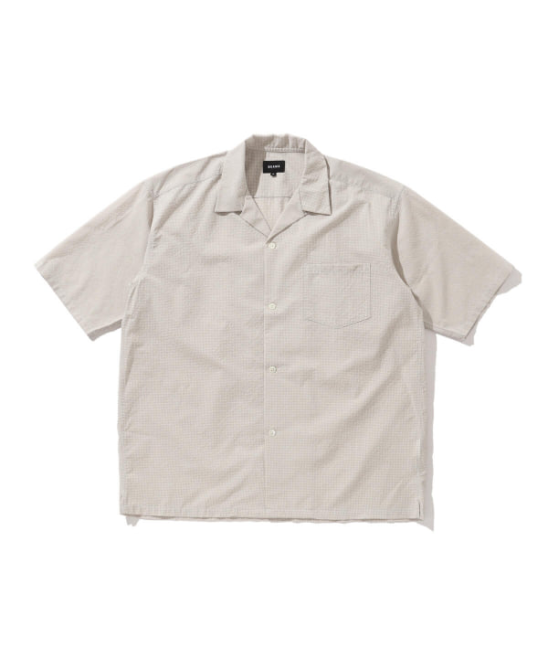BEAMS [BEAMS] BEAMS / SOLOTEX(R) open collar shirt (shirt/blouse ...