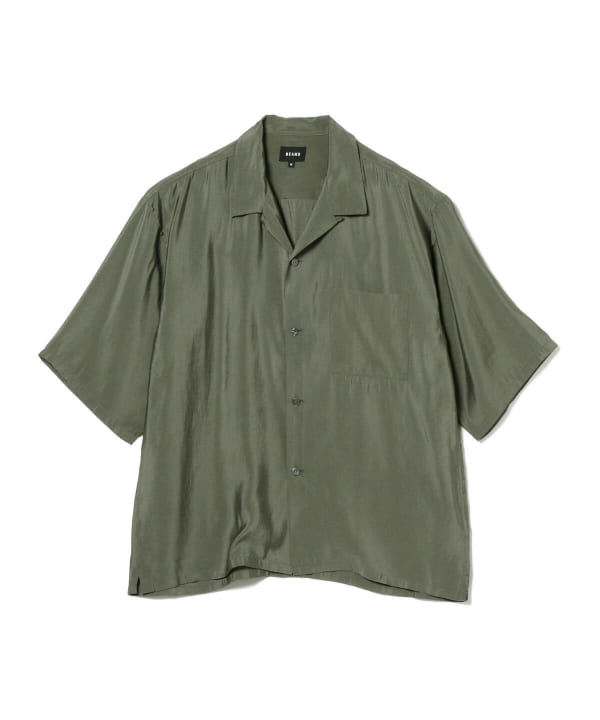 BEAMS（ビームス）ソリッド ルーズフィット オープンカラー