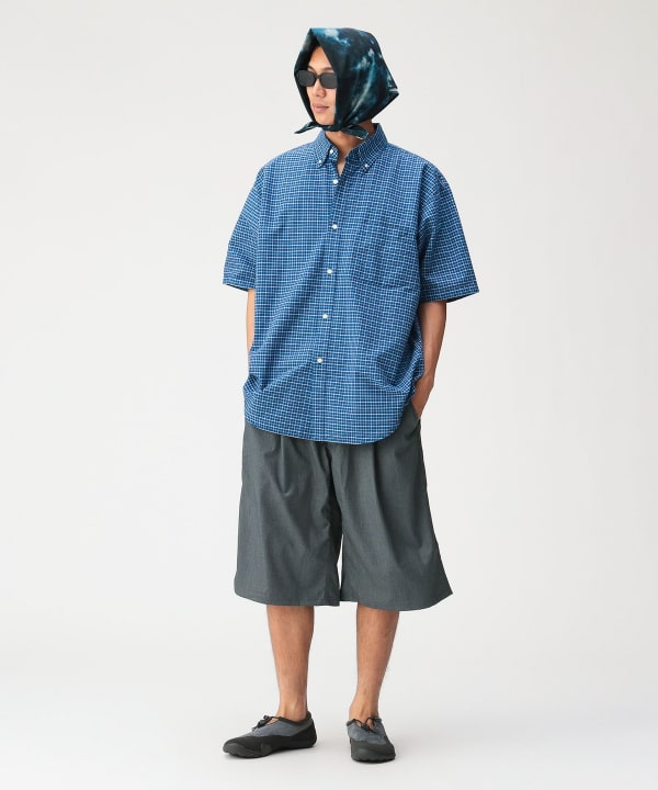 Oxford Button Down Shirt Model:179cm Size:L