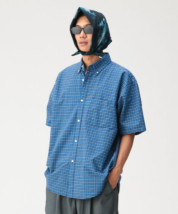Oxford Button Down Shirt Model:179cm Size:L