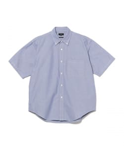 オックスフォード ボタンダウンシャツ 5分丈【ワイドフィット】