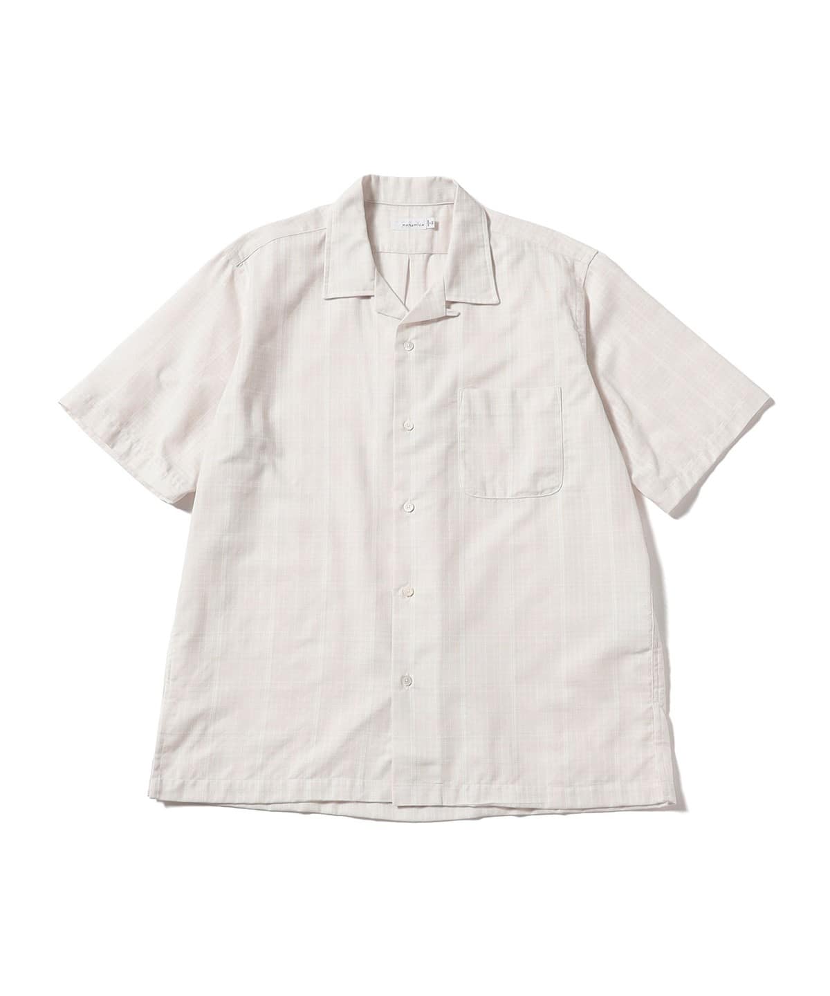 BEAMS（ビームス）nanamica / Open Collar Panama Short Sleeve Shirt